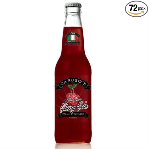 Caruso's Maraschino Cherry Cola - 12 oz (72 Pack)