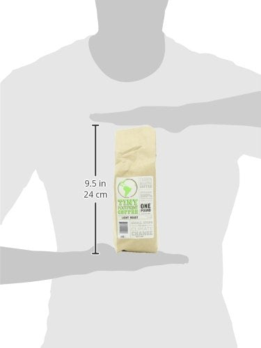 Tiny Footprint Coffee Organic Signature Blend Light Roast - Ground Coffee  USDA Organic &amp Carbon Negative - You Drink Coffee We Plant Trees 2 Pack