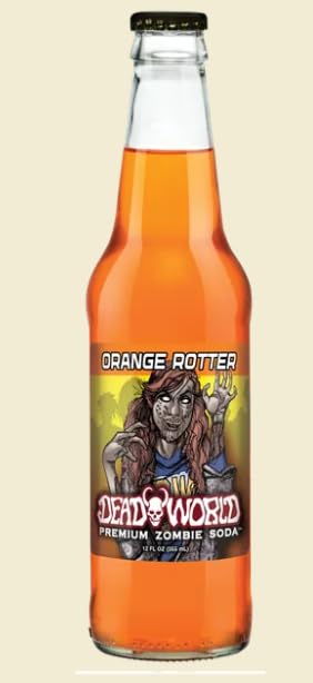 Dead World Premium Zombie Soda 5 Pack - Includes 1 12oz bottle of each 5 Zombie themed flavors