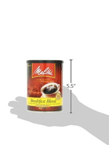 Melitta Breakfast Blend Coffee Light Roast Extra Fine Grind 11 Ounce Can