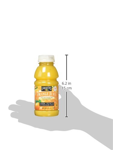 Langers 100% Juice Orange 10 Fl Oz (Pack of 12)