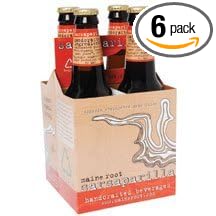 Maine Root Soda Sarsaparilla 12 oz. 4-Count (Pack of 6)