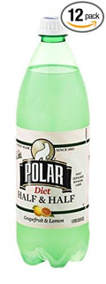 Polar Half &amp Half Soda Diet 1 Liter 12 Pack