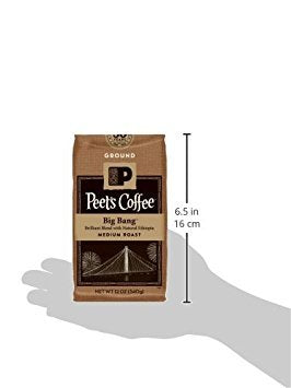 Peet's Coffee Big Bang Medium Roast Ground Coffee 12 oz
