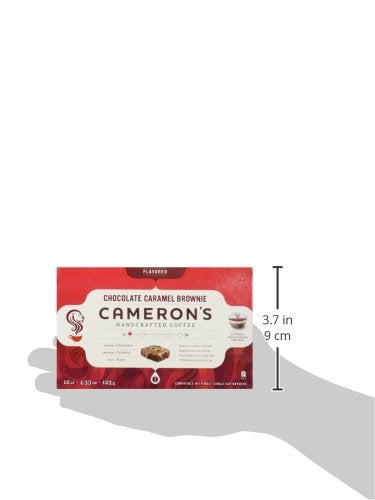 CAMERON'S CHOCOLATE CARAMEL BROWNIE COFFEE 24 SINGLE SERVE CUPS