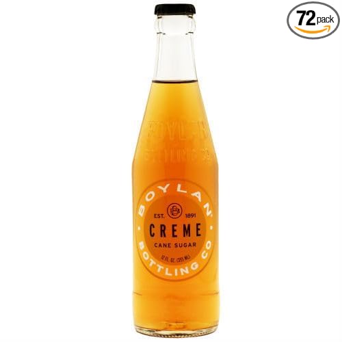 Boylan Bottleworks Creme Soda - 12 oz. (72 Glass Bottles)