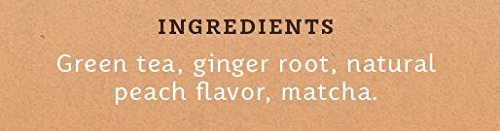 Stash Tea Ginger Peach Green Tea - Caffeinated Non-GMO Project Verified Premium Tea with No Artificial Ingredients 18 Count (Pack of 6) - 108 Bags Total