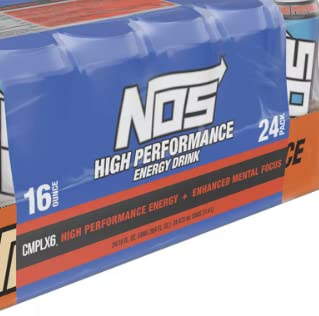 NOS High Performance Energy Drink 16 oz. cans 24 pk. A1