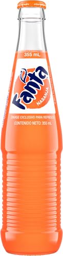 Mexican Fanta Orange Glass Bottle 12 fl oz 24 Pack