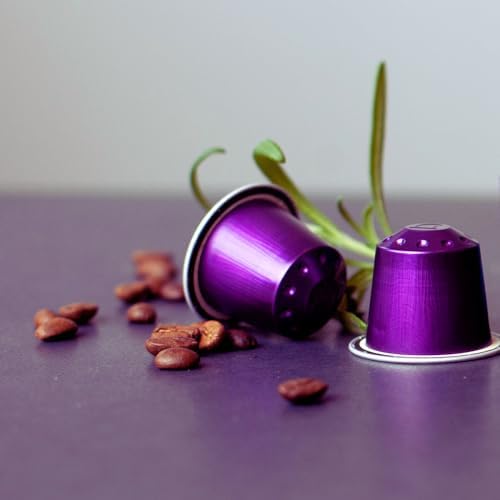 Real Coffee Great Taste. Every Day Decaf Arezzo | Compatible with Nespresso Original Line | Dark Roast Espresso | 100 Aluminum Capsules | Product of Italy