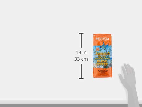 Magnum Jamaica Blue Mountain Coffee Blend - 2lbs Whole Bean (4 Pack)