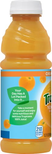 Tropicana Juice 15.2 Bottles Orange 15.2 Ounce (Pack of 12)