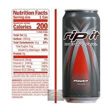 Rip It Energy Drinks Tribute Editions (Power 24 Cans)