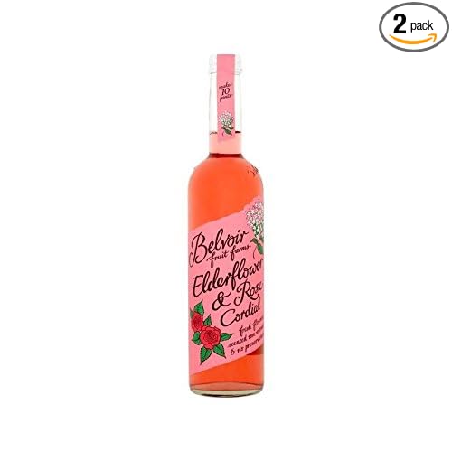Belvoir Elderflower &amp Rose Cordial 500ml (Pack of 2)