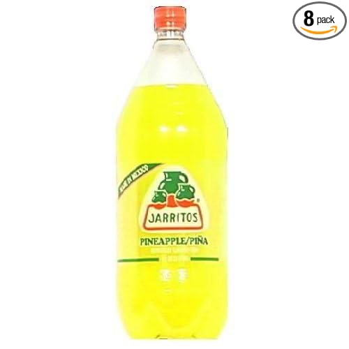 Jarritos Pineapple Soda 50.72 Ounce - 8 per case.