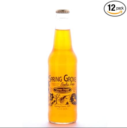 Spring Grove Creamy Orange - 12 oz (12 Pack)