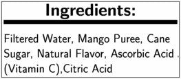 Sunberry Farms 25 Percent Mango Nectar Juice 33. 8 Fluid Ounce -- 12 per case.