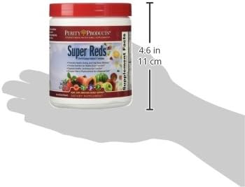 Purity Products Super Reds Powder Phytonutrient Superfood Drink Mix w/FloraGLO Lutein - Phytonutrient Blend containing Polyphenols Antioxidants &amp More - 330 Grams - 30 Day Supply