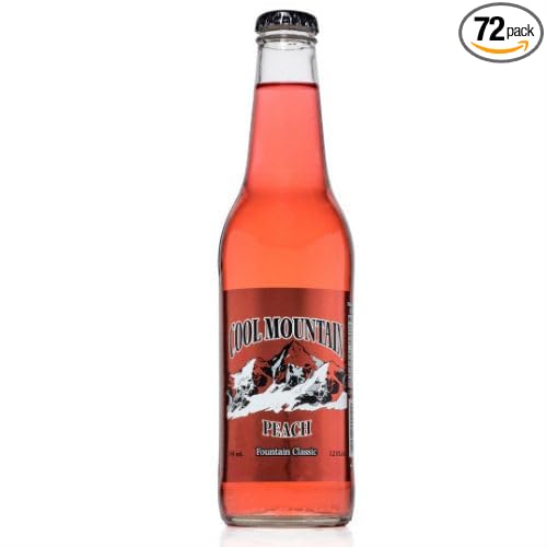 Cool Mountain Peach Soda - 12 oz (72 Glass Bottles)
