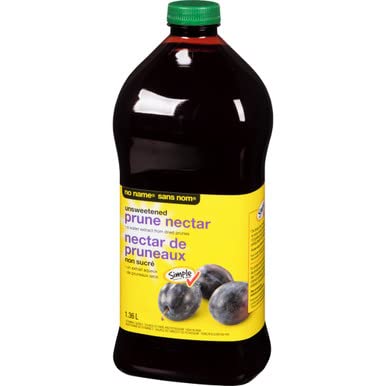 No Name Unsweetened Prune Nectar Juice (1.36L/46 fl.oz.) {Imported from Canada}