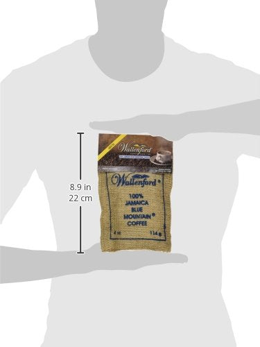 Roasted and Ground 100% Jamaica Blue Mountain Coffee 4oz (114g) Bag