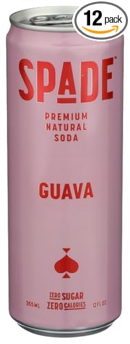 Spade Guava Soda 12 fl oz (Pack of 12)