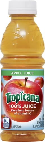 Tropicana 57178 100% Juice Apple 10oz Bottle 24/Carton (packaging may vary)