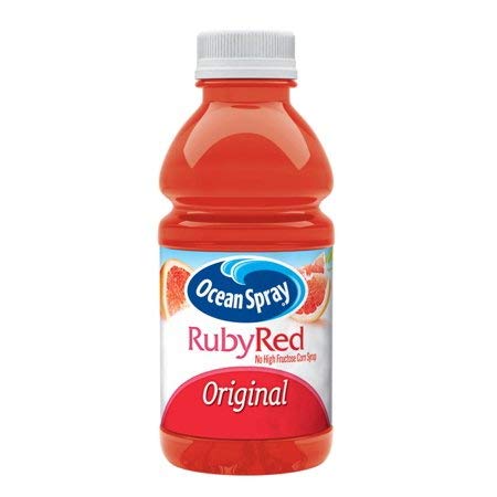 Ocean Spray Fruit Juice Ruby Red Grapefruit 10 Fl Oz 6 Count (6 Pack)