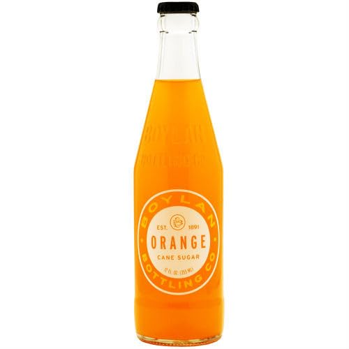 Boylan Bottleworks Orange Soda - 12 oz (96 Glass Bottles)
