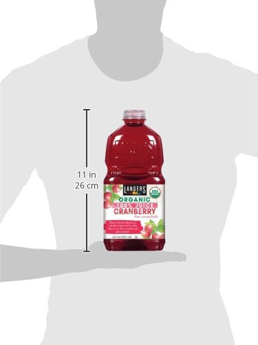 Langers 100% Organic Juice Cranberry 64 Fl Oz (Pack of 8)