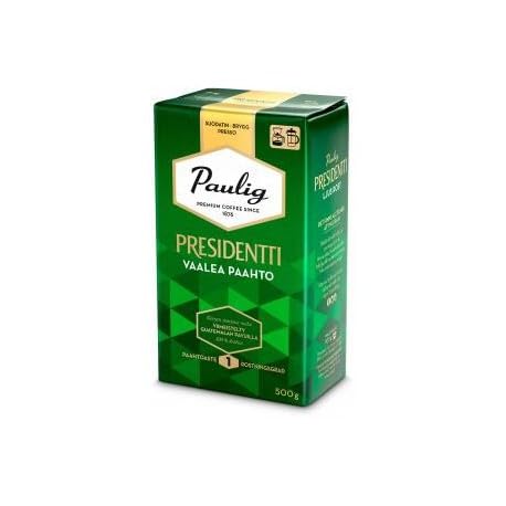 Paulig Presidentti (President) - Fine Grind - Premium Filter Blend Ground Coffee - Bag 500g (Finland) (4 Bags (Save 25%))