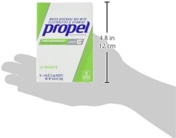Propel Electrolyte Enhanced Water Drink Mix Powder Packets Kiwi Strawberry Zero Calorie &amp Sugar Hydration with Electrolytes and Vitamins C &amp E (120 Packets) (Pack of 2)