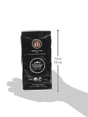Kicking Horse Grizzly Claw Dark Roast Ground Coffee 10 Ounce -- 6 per case.