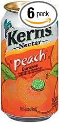 Kerns Peach Nectar 11.5oz 6pk