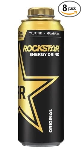 8 Pack - Rockstar Energy Drink - Original - 24oz.