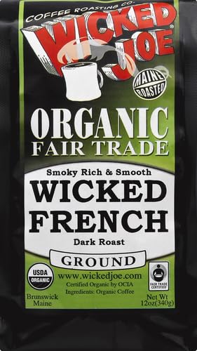 Wicked Joe Coffee French Whole Bean 12 oz red