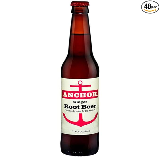 Anchor Ginger Root Beer 12 oz (48 Pack)