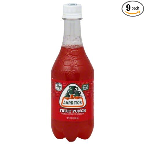 Jarritos Mandarin Soda Plastic Bottle 16.9-Ounce (Pack of 24)