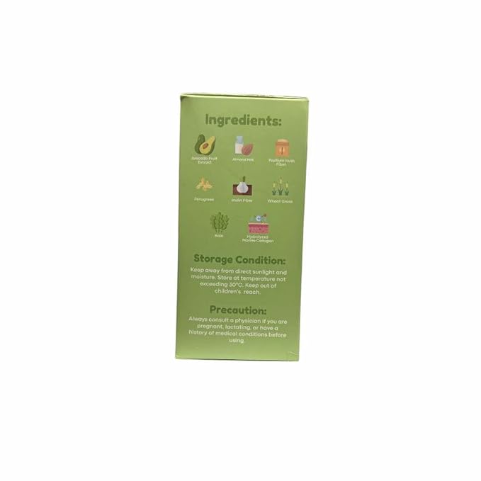 Hello Bloom GLEAM Collagen Mix Drinks by Kiray Celis (1 Pack Milky Avocado)