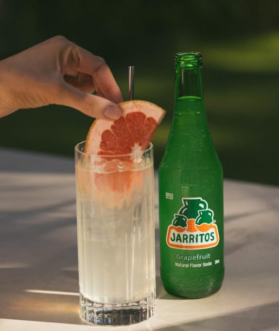 Jarritos Soda Grapefruit Bottle 12.5 Fl Oz (Pack of 24)