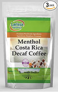 Menthol Costa Rica Decaf Coffee (Gourmet Naturally Flavored Whole Coffee Beans) (4 oz ZIN: 554637) - 3 Pack