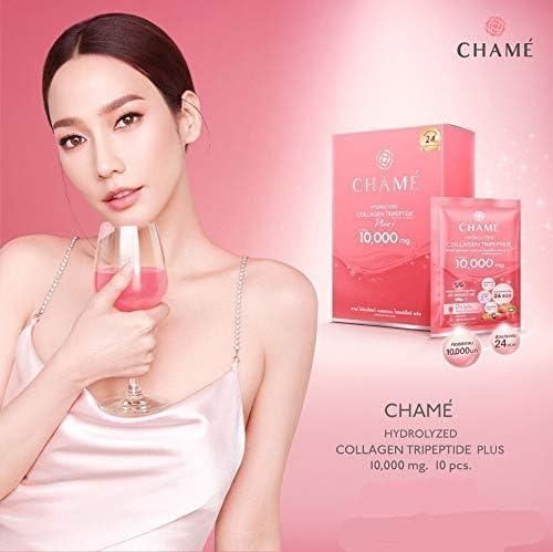 Chame Hydrolyzed Colla Tripeptide Plus 10000 mg (10 Sachets) Ready2White