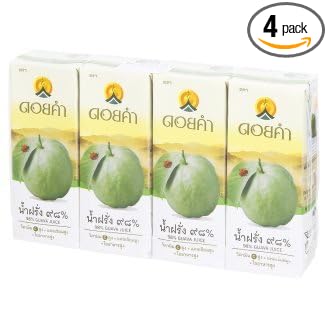 Doi Kham 98% Guava Juice 200ml x 4pcs By Thaidd