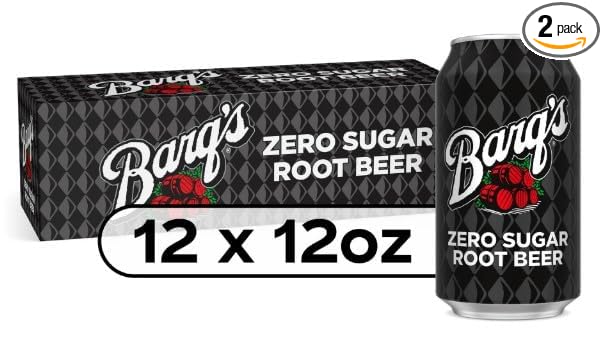 Generic.Zero Sugar Root Beer BARQ Soda 24 pack