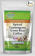 Spiced Lemongrass Costa Rica Coffee (Gourmet Naturally Flavored Whole Coffee Beans) (16 oz ZIN: 560720) - 2 Pack