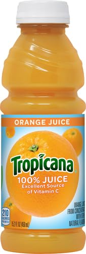 Tropicana Juice 15.2 Bottles Orange 15.2 Ounce (Pack of 12)