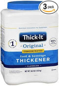 Thick-It 2 Instant Food and Beverage Thickener Unflavored Concentrated Powder - 36 oz Pack of 3