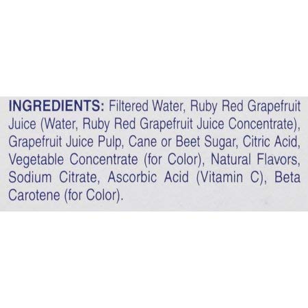 Ocean Spray Fruit Juice Ruby Red Grapefruit 10 Fl Oz 6 Count (6 Pack)