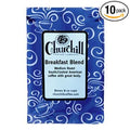 Churchill Coffee Breakfast Blend 10 Portioned Packs -1.5 oz each - Ground Unflavored Coffee