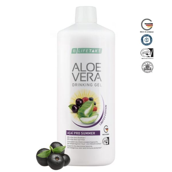 LR Health&ampBeauty Lifetakt Aloe Vera Drinking Acai Summer Women Men Health Drink Every Day Natural Treatment - 1000 ml./33.8 fl.oz